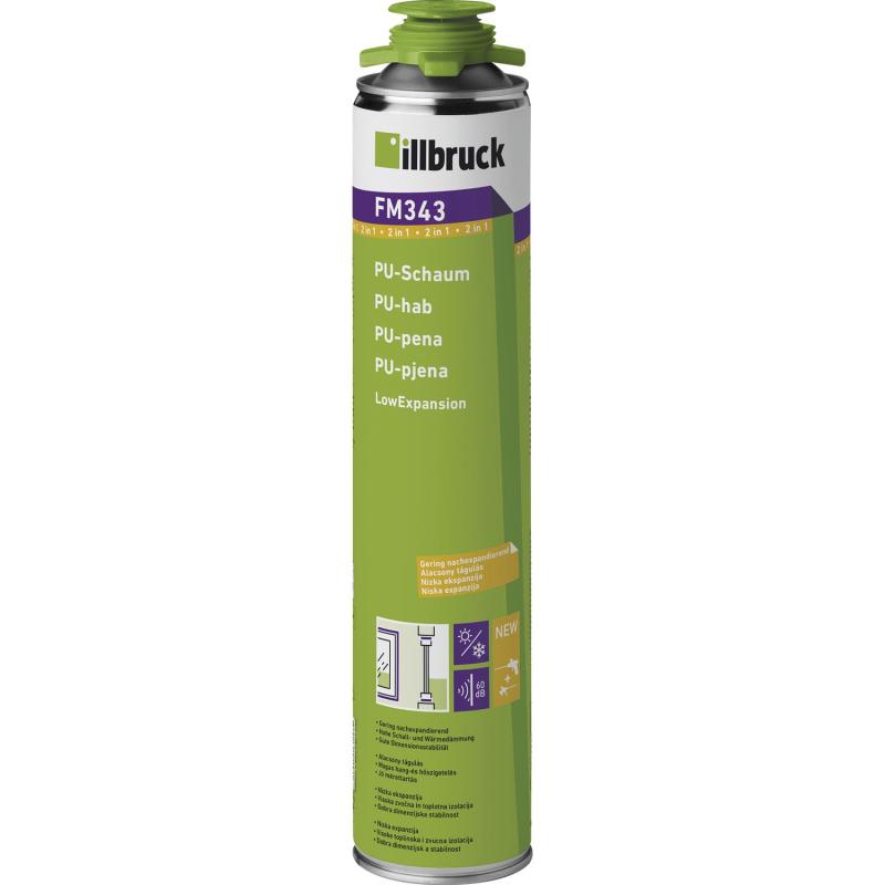 Illbruck FM343 1K-pisztolyhab B3 850ml (Low Expansion)
